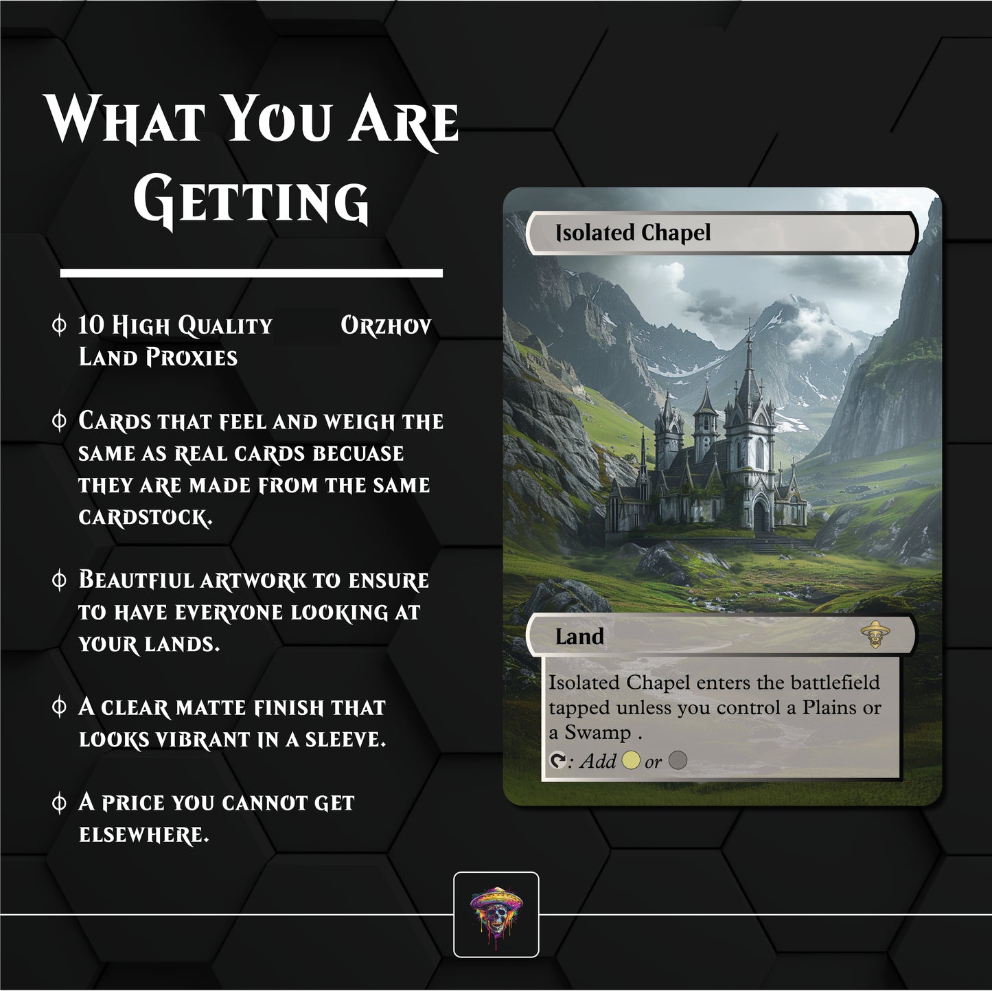 Premium Orzhov Lands Proxies- 10X Cards