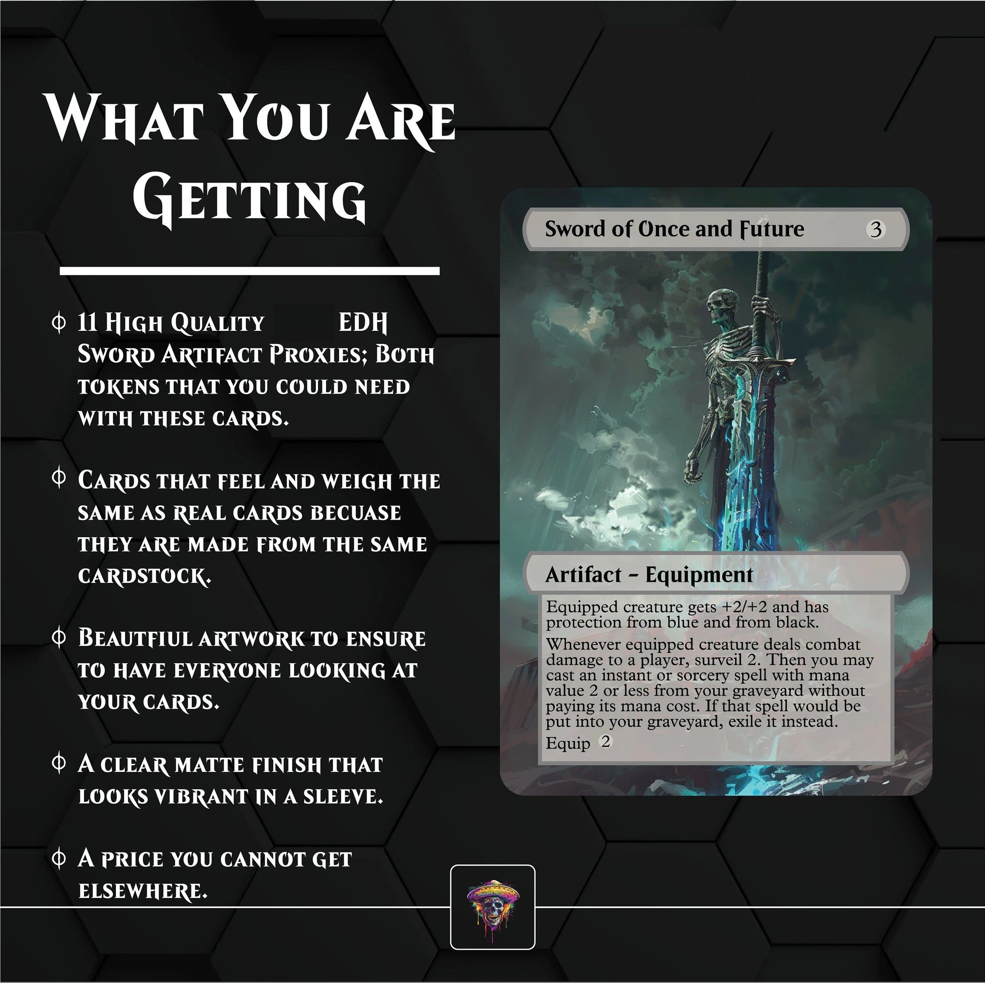 all mtg sword cards Premium Sword Cycle Pack- 13X Cards. All 11 Swords and 2 tokens! – Landfall Proxies