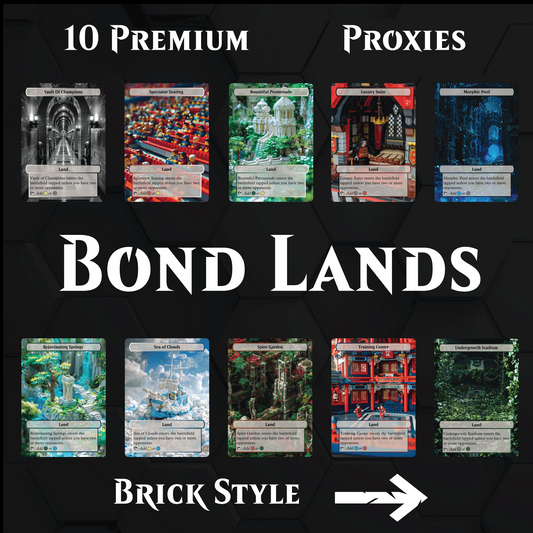 Premium Bond Lands Proxies- 10X Cards