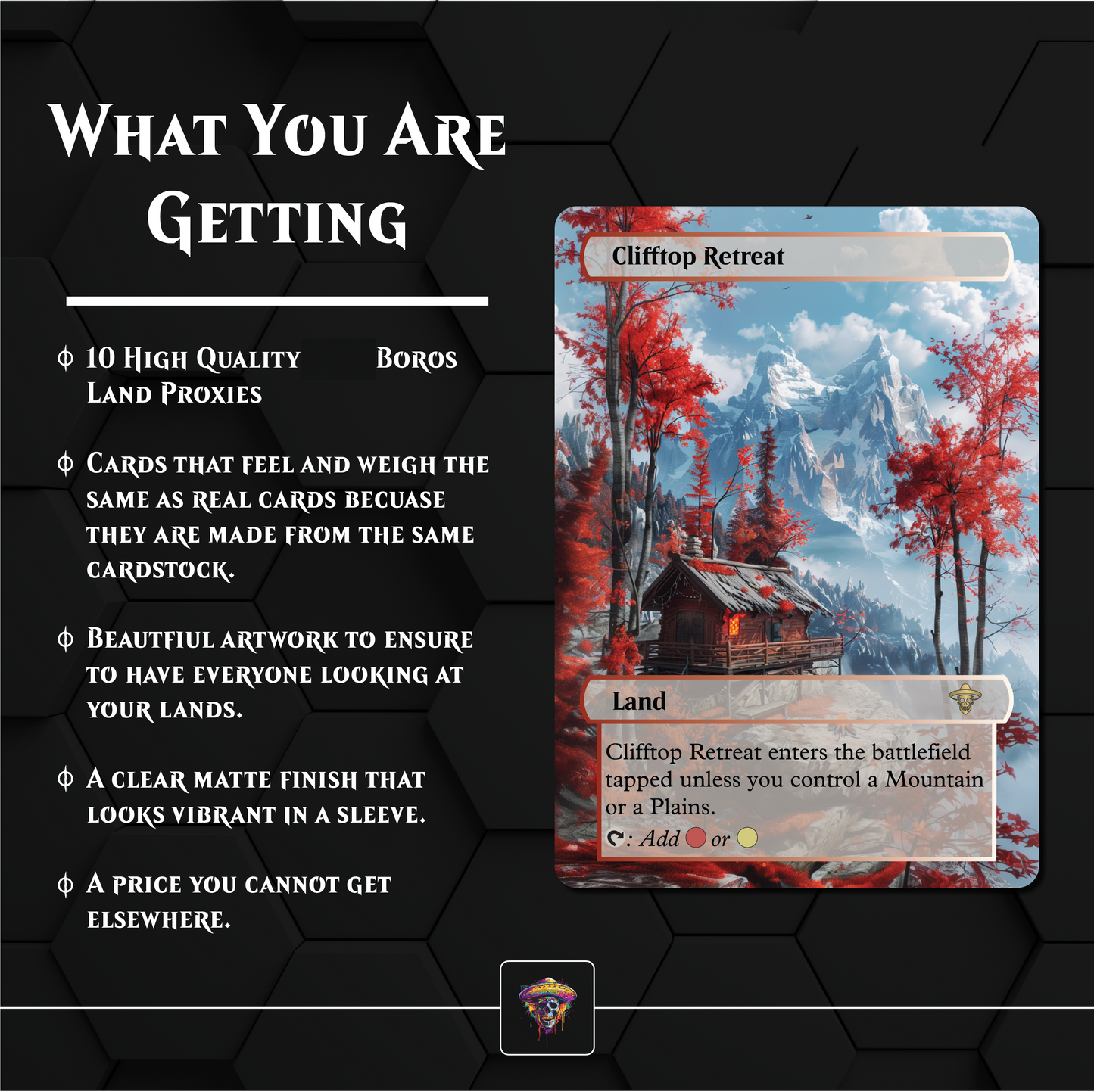 Premium Boros Lands Proxies- 10X Cards