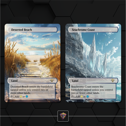 Premium Azorious Lands Proxies- 10X Cards