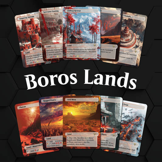 Premium Boros Lands Proxies- 10X Cards