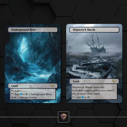 Premium Dimir Lands Proxies- 10X Cards