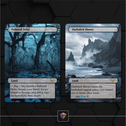 Premium Dimir Lands Proxies- 10X Cards