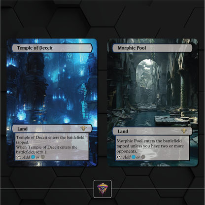 Premium Dimir Lands Proxies- 10X Cards