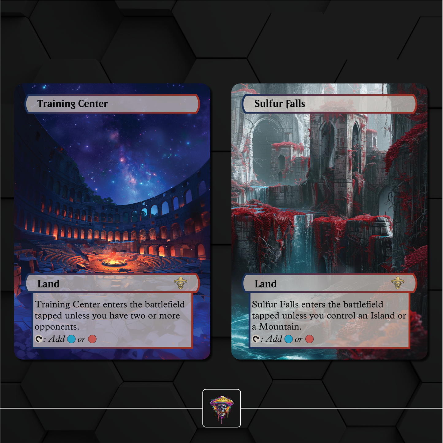 Premium Izzet Lands Proxies- 10X Cards
