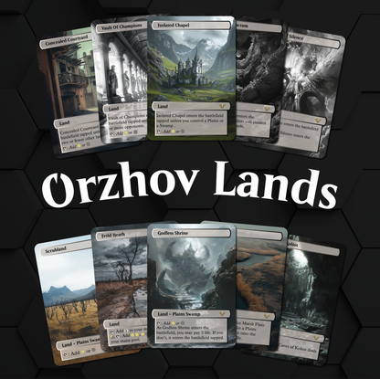 Premium Orzhov Lands Proxies- 10X Cards