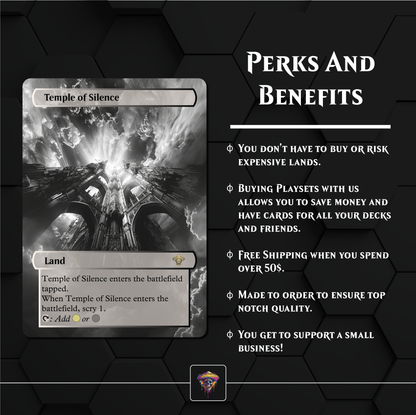 Premium Orzhov Lands Proxies- 10X Cards